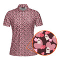 No Raincoat No Love-Polo Shirt For Women-Gerbera Prints