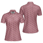 No Raincoat No Love-Polo Shirt For Women-Gerbera Prints