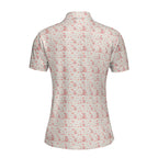 Makin Bacon-Polo Shirt For Women-Gerbera Prints