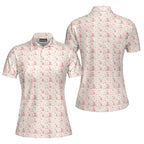 Makin Bacon-Polo Shirt For Women-Gerbera Prints