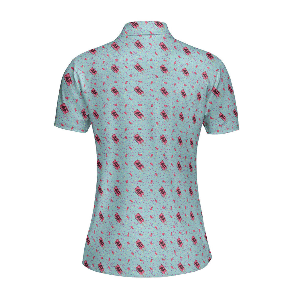 AF Because Adulting is Hard-Polo Shirt For Women-Gerbera Prints