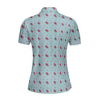 AF Because Adulting is Hard-Polo Shirt For Women-Gerbera Prints
