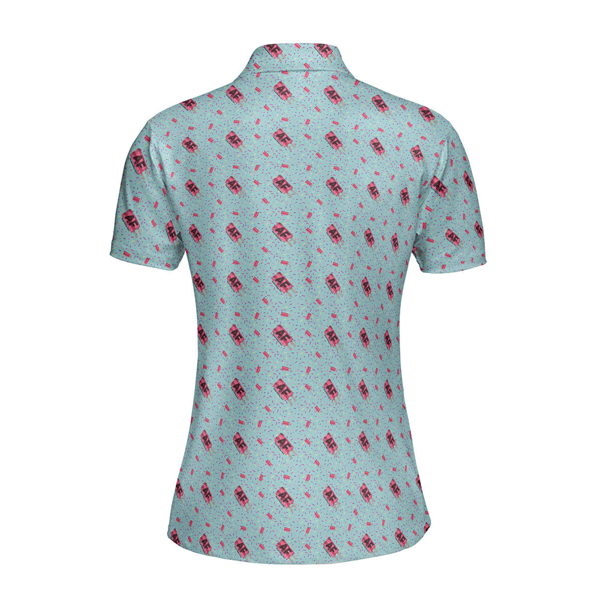 AF Because Adulting is Hard-Polo Shirt For Women-Gerbera Prints