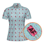 AF Because Adulting is Hard-Polo Shirt For Women-Gerbera Prints