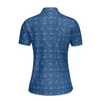 Sneaky Link-Polo Shirt For Women-Gerbera Prints