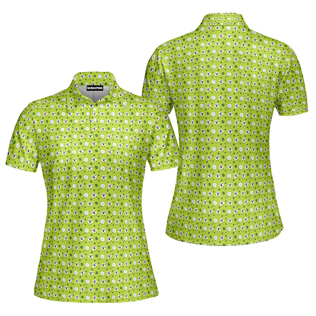 Lamb of God-Polo Shirt For Women-Gerbera Prints