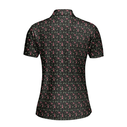 Catching Feelings Funny Polo Shirt For Women