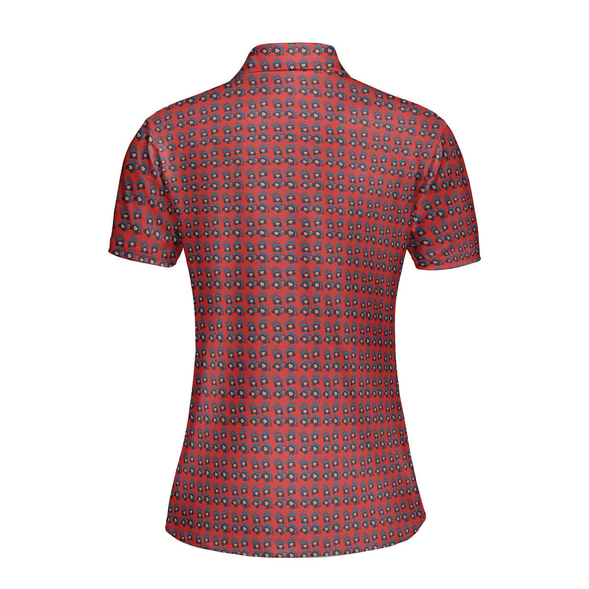 Booty Call-Polo Shirt For Women-Gerbera Prints
