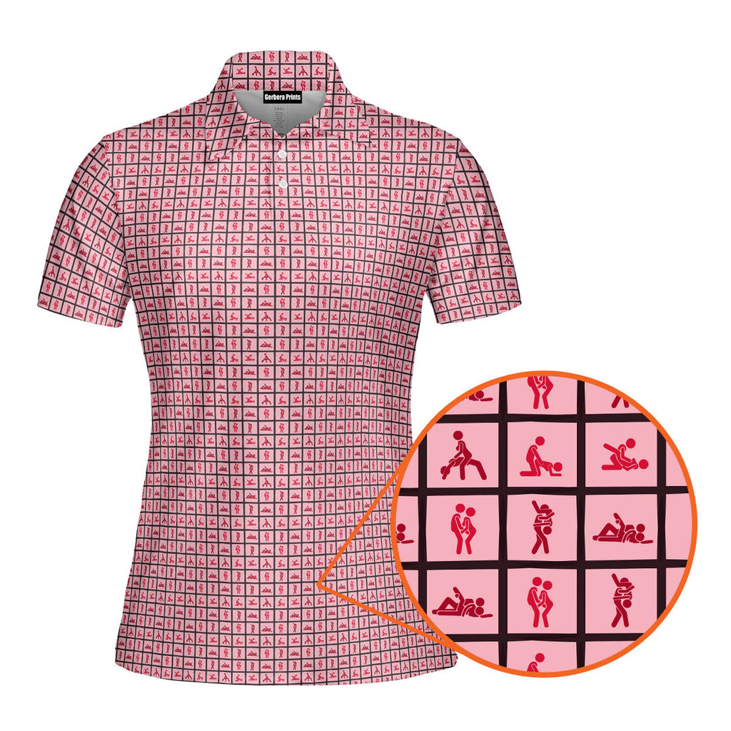 XO-Polo Shirt For Women-Gerbera Prints