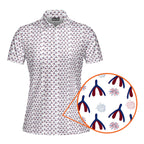 Bubbies-Polo Shirt For Women-Gerbera Prints