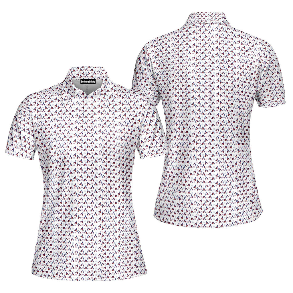 Bubbies-Polo Shirt For Women-Gerbera Prints