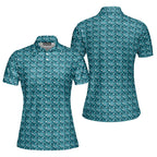 S-e-xting-Polo Shirt For Women-Gerbera Prints