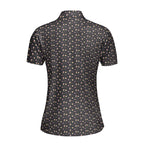 Fast Food-Polo Shirt For Women-Gerbera Prints