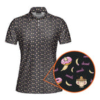 Fast Food-Polo Shirt For Women-Gerbera Prints