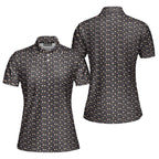 Fast Food-Polo Shirt For Women-Gerbera Prints