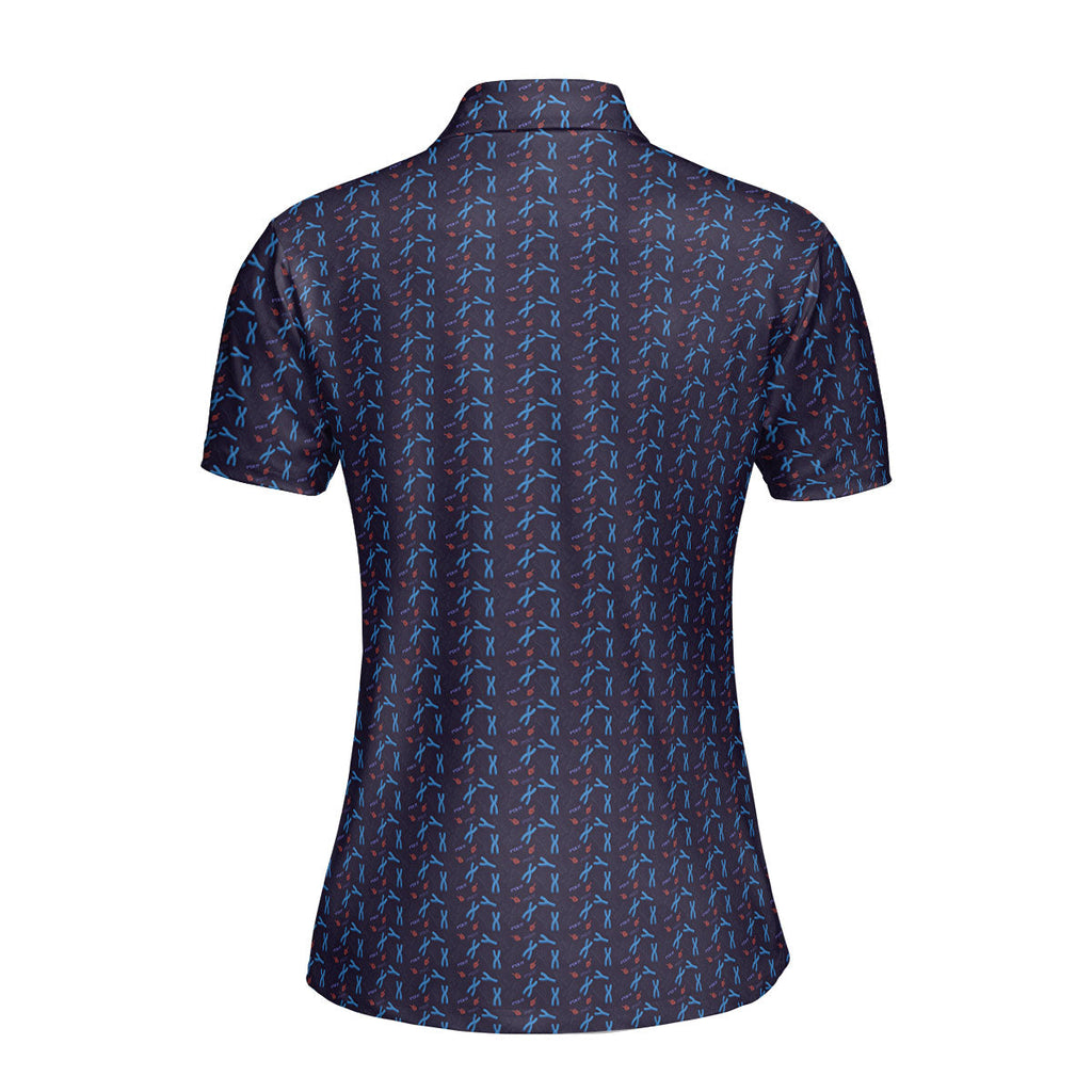 XY Chromosomes-Polo Shirt For Women-Gerbera Prints