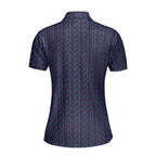 XY Chromosomes-Polo Shirt For Women-Gerbera Prints