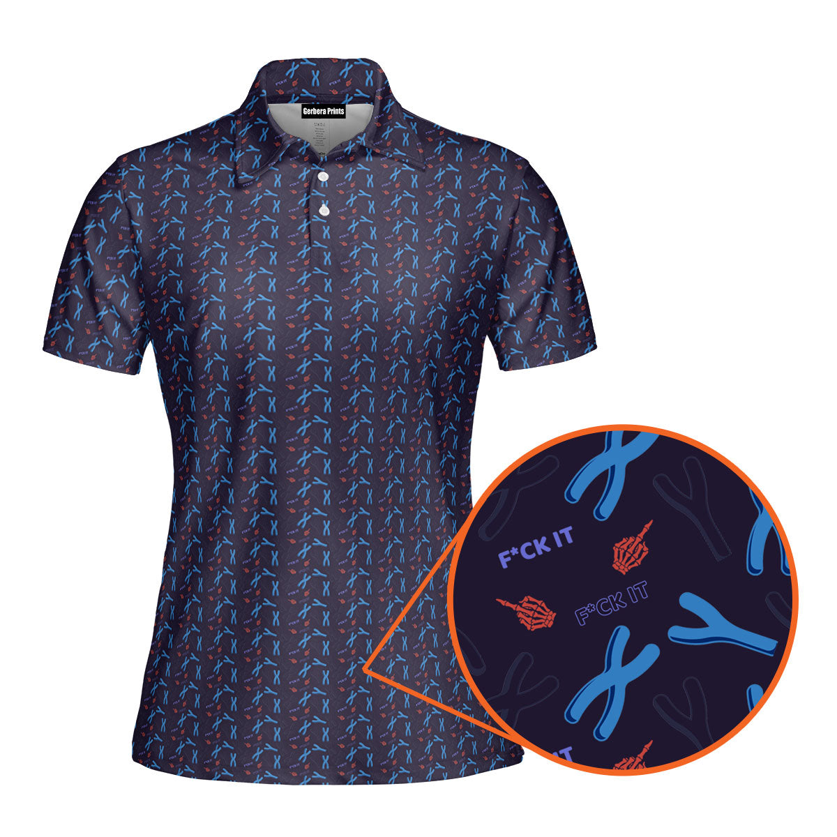 XY Chromosomes Funny Polo Shirt For Women