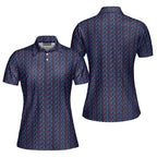 XY Chromosomes-Polo Shirt For Women-Gerbera Prints