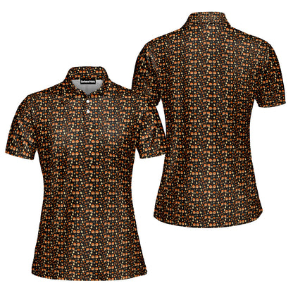 Honkin’ Pumpkins Funny Polo Shirt For Women