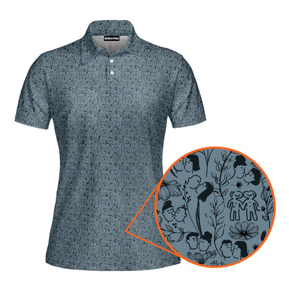 Swap Spit Funny Polo Shirt For Women