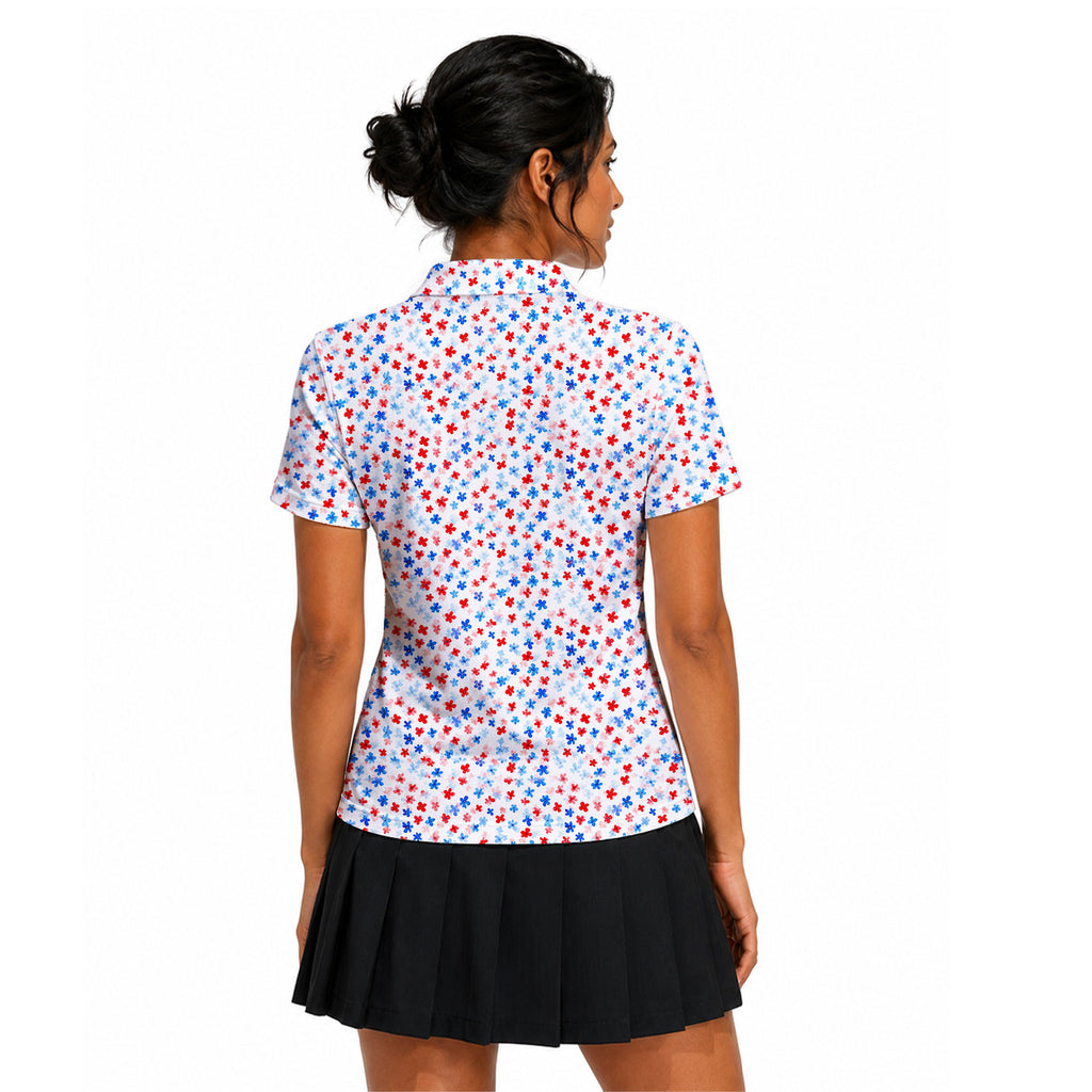 Red & Blue Floral