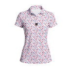 America 250 Fairways Funny Golf Polo for Women - Front