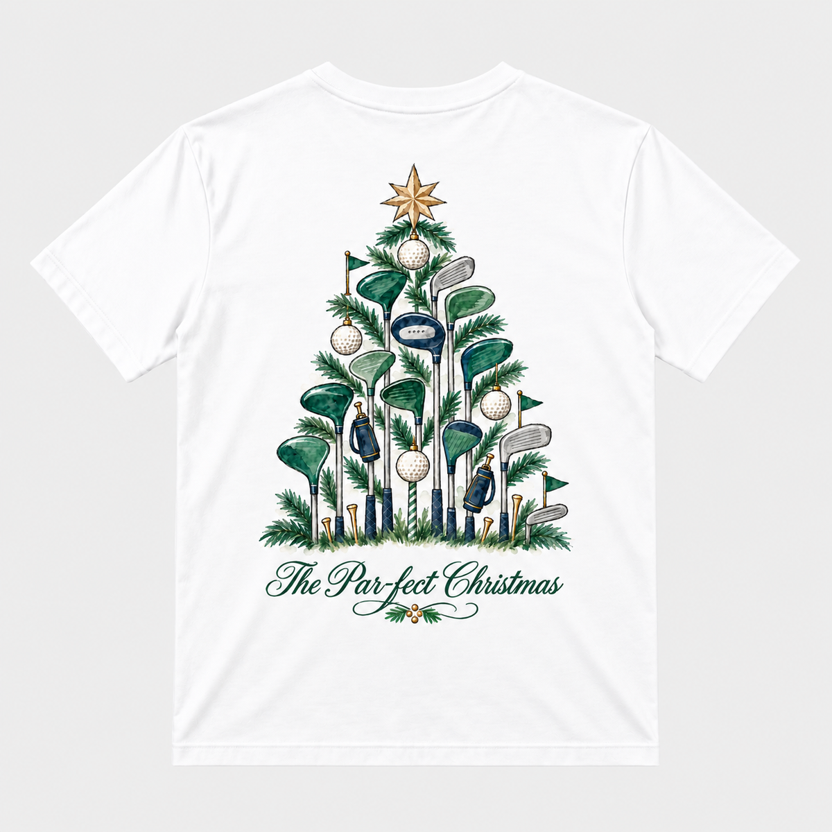 Par-fect Christmas Golf Tree T-Shirt