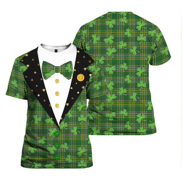 Patrick’s Day Party Vest Suit Costume T shirts All Over Print | For Men & Women | HP5273-Colorful-Gerbera Prints.