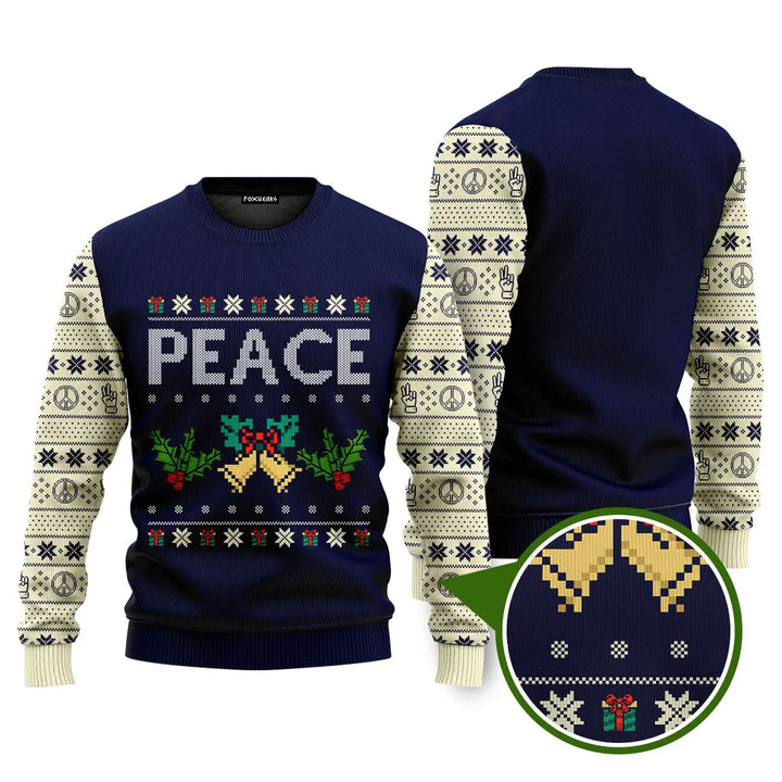 I Come In Peace Funny Ugly Christmas Sweater