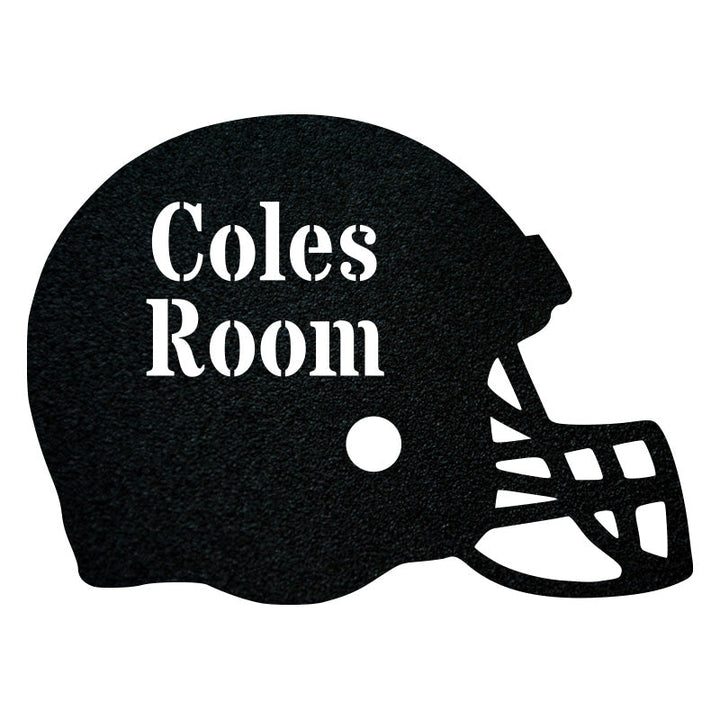 Personalized Metal Football Sign