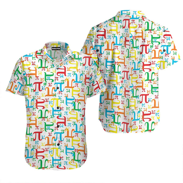 Pieces Of Pi Math Teacher Shirt For Men V1 Hawaiian Shirt