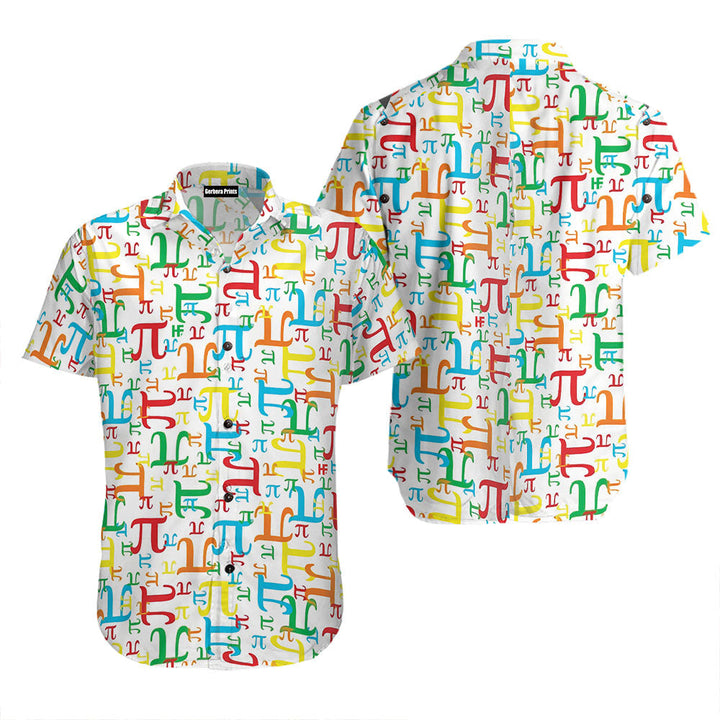Pieces Of Pi Math Teacher Shirt For Men V1 Hawaiian Shirt