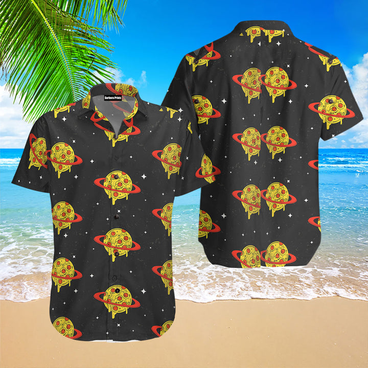 Pizza Planets Shirt For Men Hawaiian Shirt