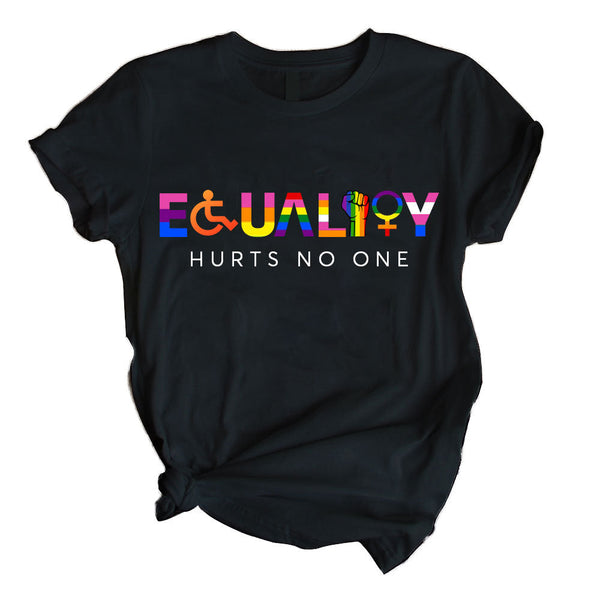 Pride Month Equality Hurts No One LGBT Unisex T Shirt For Men & Women Size S - 5XL H7494-Popular Tee - Unisex-Gerbera Prints.