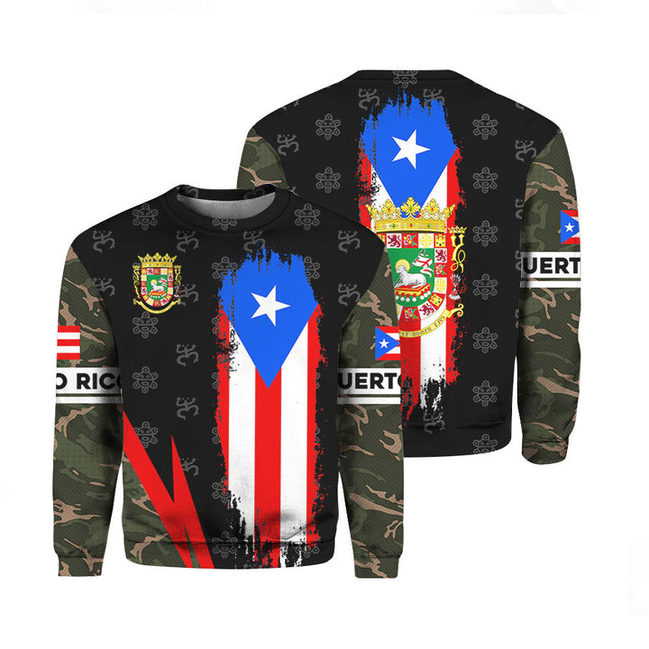 Puerto Ric Crewneck Sweatshirt For Men & Women