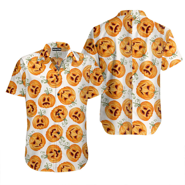 Pumpkin Pattern Halloween Hawaiian Shirt