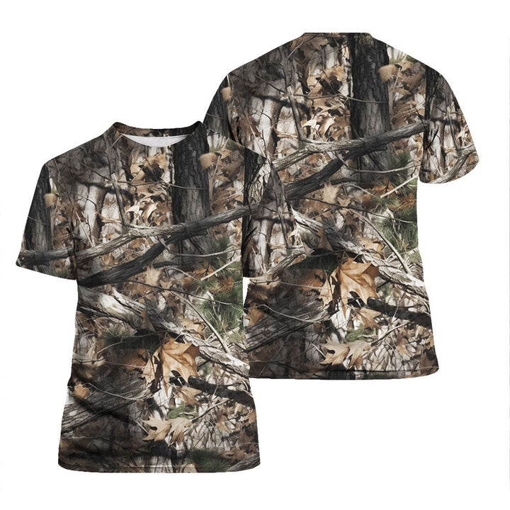 Real Tree Camouflage Hunting Camo T Shirt For Men & Women FHT1140