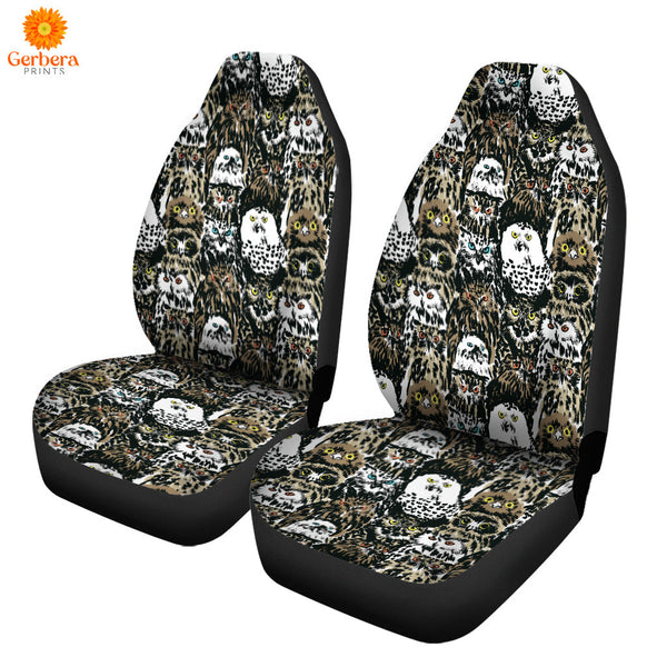 Retro Owls Car Seat Cover Car Interior Accessories CSC5421