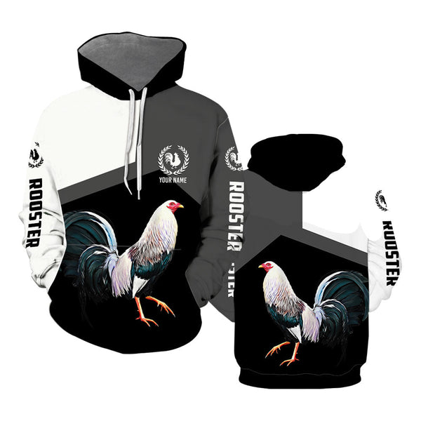 Rooster Custom Name Hoodie For Men & Women