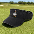 Duck You Embroidered Visor - Lifestyle, White
