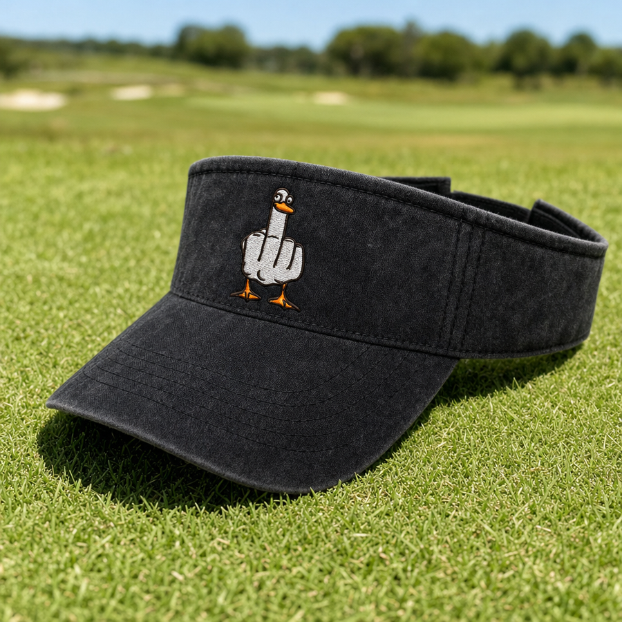 Duck You Embroidered Visor