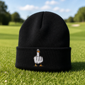 Duck You Embroidered Beanie - Lifestyle, Black