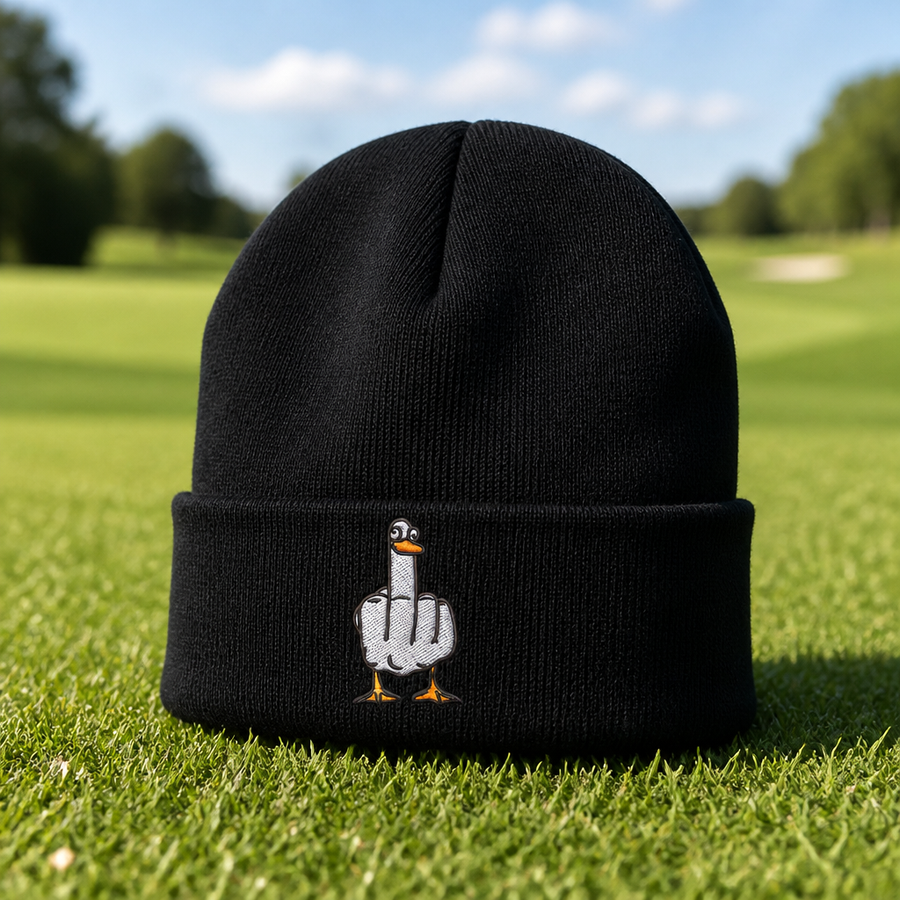 Duck You Embroidered Beanie