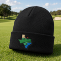Texas Embroidered Beanie - Lifestyle, Sport Grey