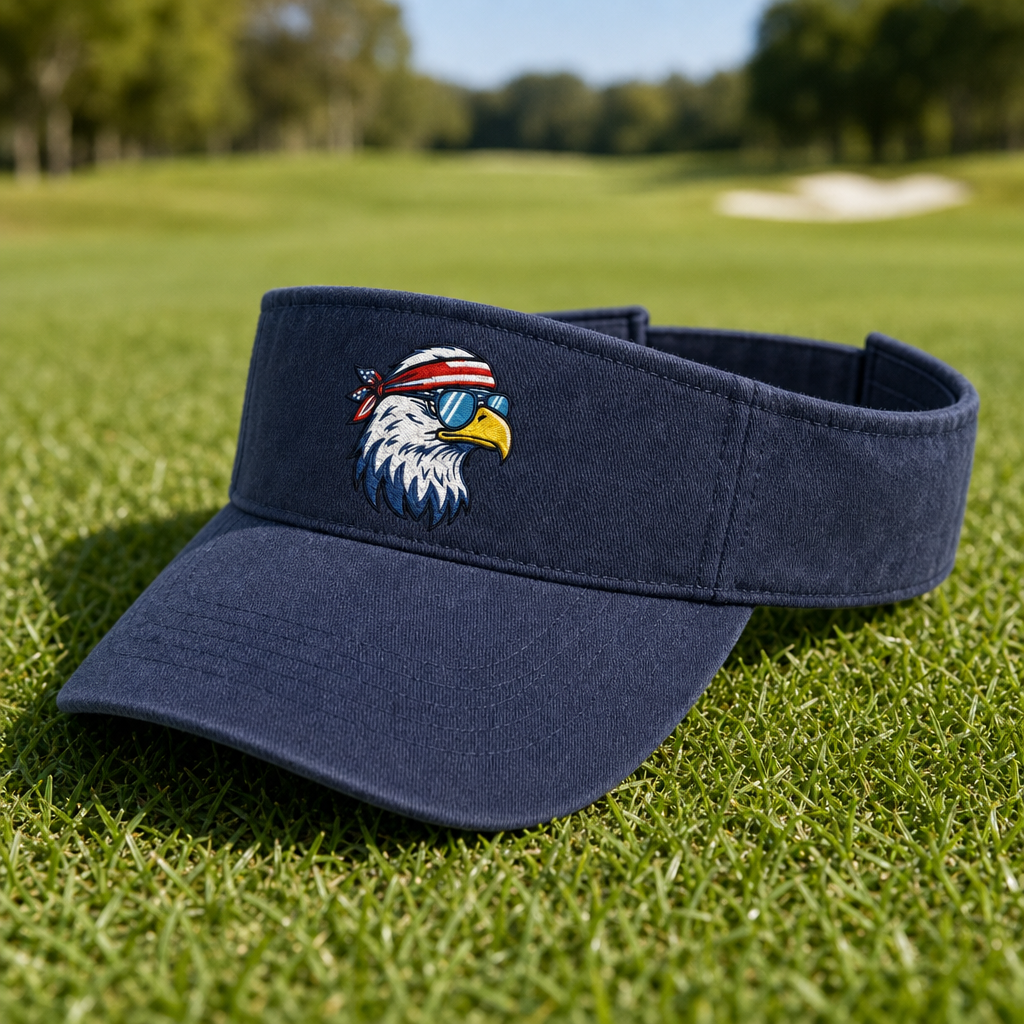 FREEagle Embroidered Visor - Lifestyle, Navy