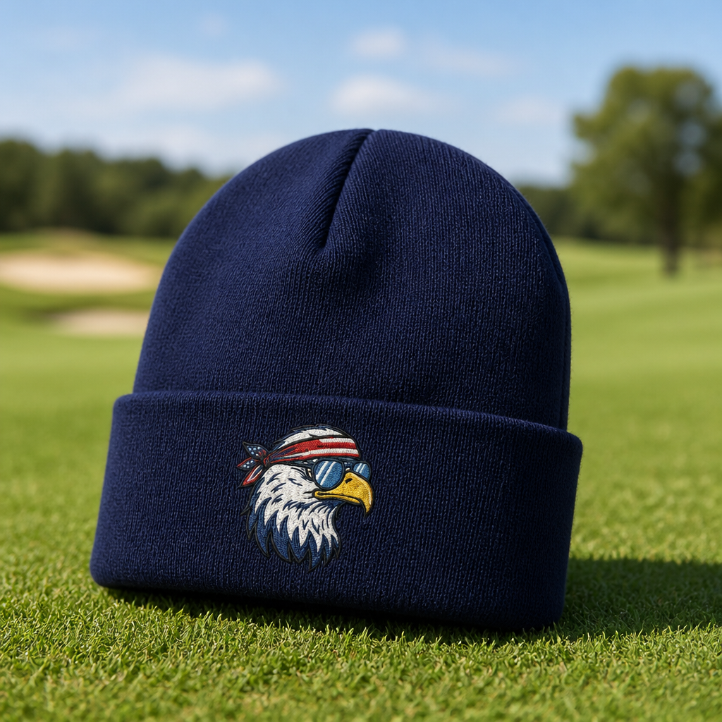 FREEagle Embroidered Beanie - Lifestyle, Navy