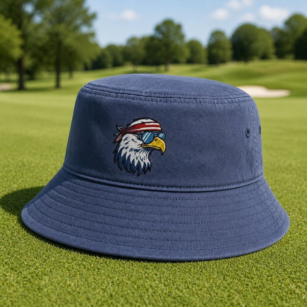 FREEagle Embroidered Bucket Hat - Lifestyle, Navy