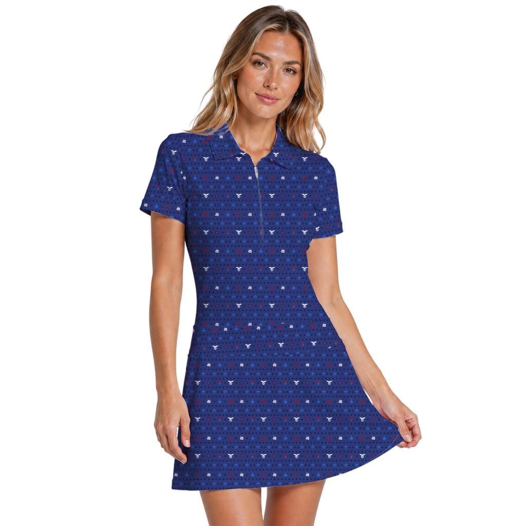 King Of The Sky Short Sleeve Dress