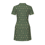Buck Season Birdie Short Sleeve Golf Dress - Back